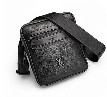 converse 39: Louis Vuitton muška crossbody torbica – crna - Materijal: prirodna — 1