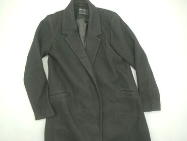 spódnice jeansowe z przetarciami czarne: Coat, SinSay, S (EU 36), condition - Good