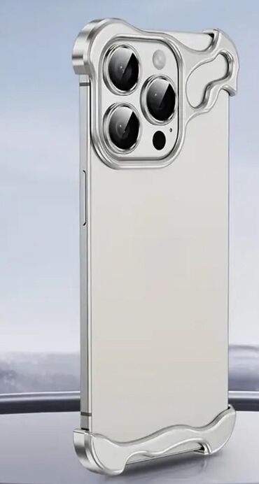 telfon ucuz: IPhone üçün gümüşü rəngdə metal qoruyucu çərçivə və kamera linzaları