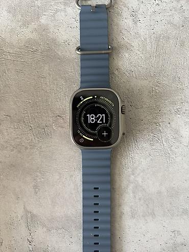 Акылдуу сааттар: Apple Watch Ultra 3, модель A3281. Корпус из титана (Natural — 4