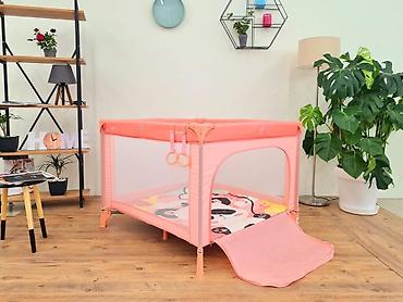 casadei papuce: KIKKA BOO Prenosiva ogradica sa zipom ENJOY – Panda, pink (šifra — 7