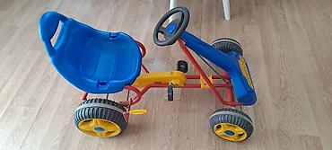 çarpayı ikinci əl: Uşaq pedallı qart (GToys 88 SPEEDCAR) 2 3defe iwdenilib yeni kimidi - — 2