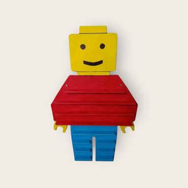 Kocke za decu: Drvena LEGO polica (50×80cm) – ručni rad! Organizujte LEGO kolekciju — 10