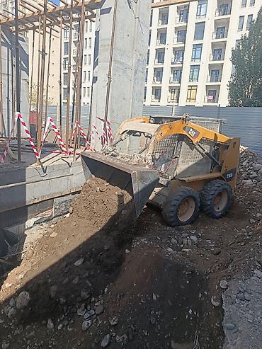 Услуги Мини погрузчик бобкат планировка участка засыпку фундамента at lalafo.kg Услуги Мини погрузчик бобкат планировка участка засыпку фундамента