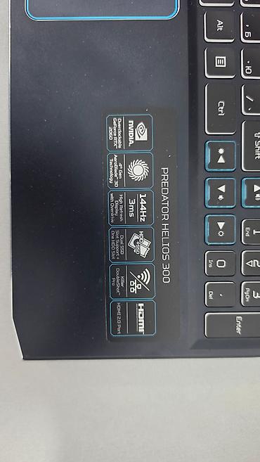 2060: İşlənmiş Acer Predator, 16 ", Intel Core i7, 1 TB, Pulsuz çatdırılma — 2