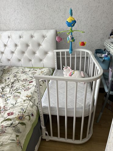 детская приставная кровать: Манеж керебети, Кыздар үчүн, Балдар үчүн, Колдонулган