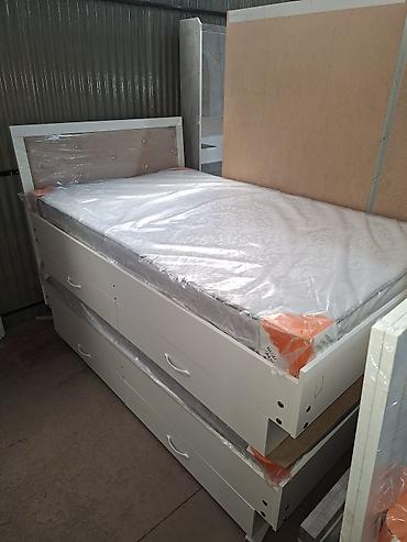 bunk bed: Односпальная кровать, Новый, С мягким изголовьем, длина - 200 см — 4