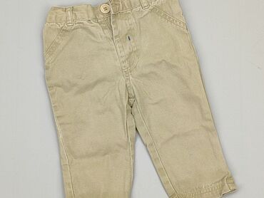 Jeansy: Spodnie jeansowe, 6-9 m, 68-74 cm, stan - Bardzo dobry