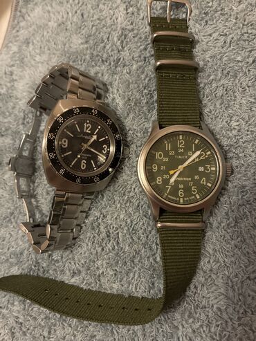 брелок пандора: Наручные часы, комплект из двух моделей: 1) Timex Expedition -