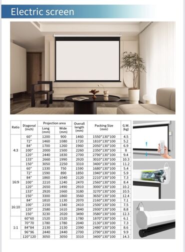 Proyektorlar: Yeni Stasionar Proyektor Pulsuz çatdırılma, Ödənişli çatdırılma, Rayonlara çatdırılma — 15