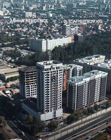 квартиры в рассрочку в бишкеке без первоначального взноса 2024: 2 бөлмө, 67 кв. м, Элитка, 13 кабат
