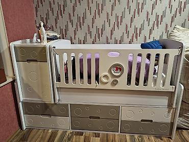 transformer yataq: Uşaq çarpayısı və komod-modul dəsti - Brend/seriya: baby mood (ön — 1