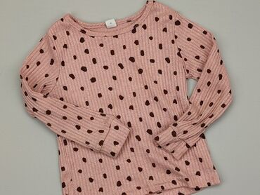elegancka różowa bluzka: Blouse, 5-6 years, 110-116 cm, condition - Good