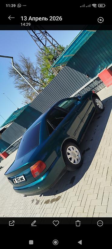 пересвет салона: Audi A4: 1996 г., 1.8 л, Механика, Бензин, Седан — 8