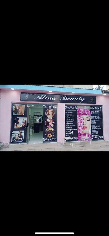 kiraye berber salonlari: Alina Beauty-Gözəllik salonuna Saç,Makyaj,Dırnaq ustaları və Lazeroloq