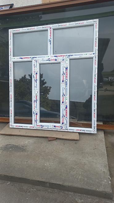 Plastik qapılar: PVC qapı və pəncərələr - Material: PVC profil (üzərində qoruyucu — 1