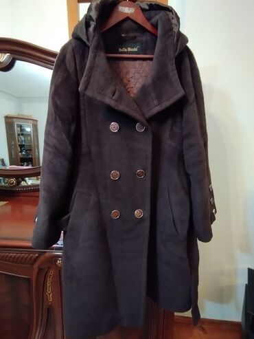 Paltolar: Palto, 3XL, rəng - Qəhvəyi — 2