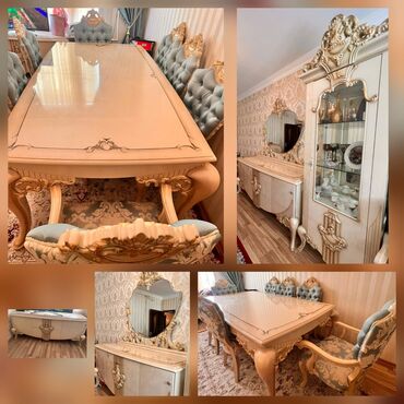 Mətbəx mebeli: *5000₼ Qonaq mebeli :-TƏCİLİ SATILIR*‼️ Çox baha alınıb Ünvan:-Həzi