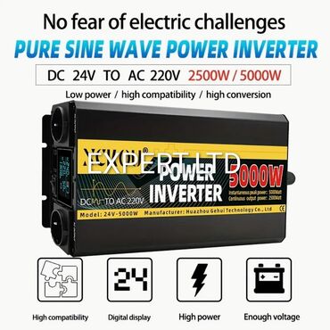 İnverterlər: Yeni Inverter, 100-300 Vt, 12 - 220 volt, Rayonlara çatdırılma — 23