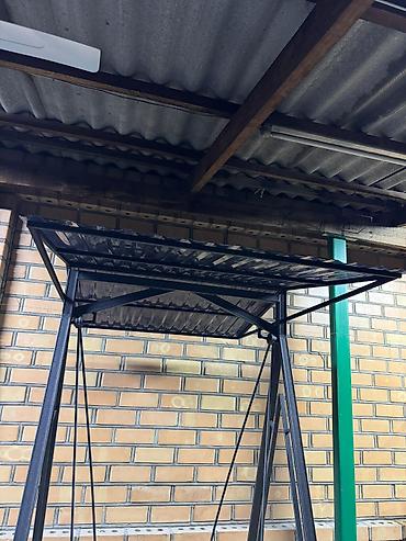 Садовые качели: Садовые качели Металл, С крышей — 7