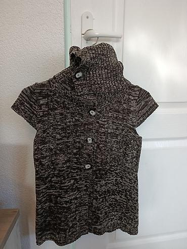 ivko sweaters: Pletena ženska majica/vestica sa kratkim rukavima i kragnom na — 2