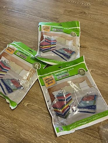 torba asfalt: Məhsul: Magic Saver Bag – Vakuum paketlər Təsvir: - Paltar, yorğan — 1