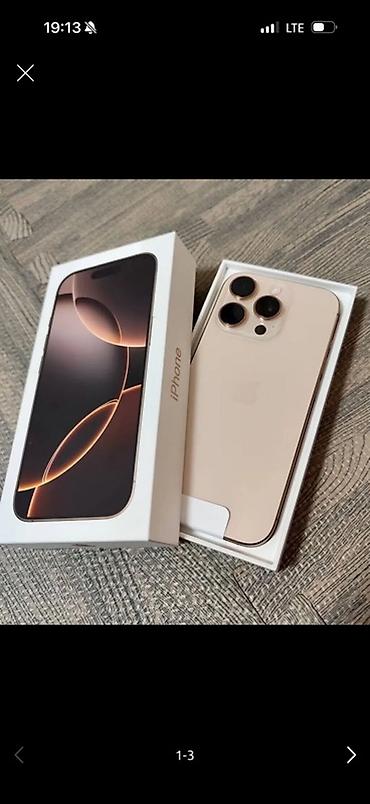 дин: IPhone 16 pro max цвет Gold, в комплекте с фирменной коробкой. 512гб — 1