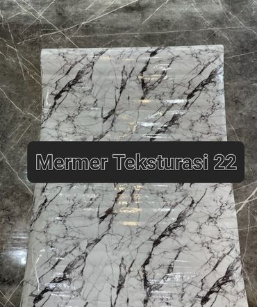 Vinil divar kağızı, oboy: Hamam ucun yapisqanlar kafelin emusiyanin uzlukun ustunden vura — 14