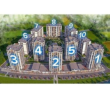 archa group: 3 комнаты, 131 м², Асанбай мкр Элитка, 9 этаж, ПСО (под самоотделку) — 3