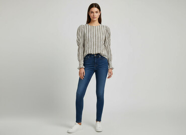 bluzki na jedno ramię długi rękaw: Moodo, Women's blouse, size L