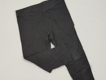 czarne legginsy z siateczką: Legginsy, 12-18 m, stan - Zadowalający