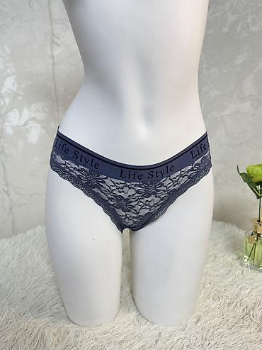 Трусики: Кружевные женские трусики-стринги Life Style Размер S - Модель — 4