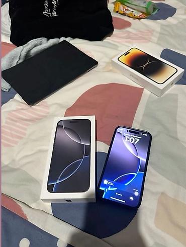ayfon 6 s: IPhone 16 Pro Max, 256 GB, Qara, Barmaq izi, Simsiz şarj, Face ID — 1