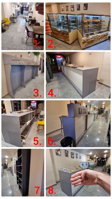 ПО для бизнеса: Kafe avadanlıqları və mebel komplekti - Şüşəli soyuducu-vitrinlər: 2