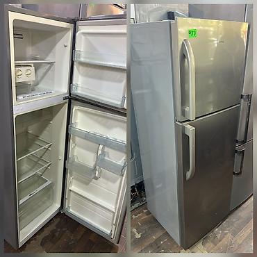 Hoffmann ikiqapılı soyuducu - Rəng: gümüş (inox görünüşlü), yanları