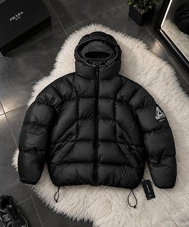 flared jeans: Пуховик PALACE 2590 сом пуховик Corteiz 2190 сом ветровка team black — 1