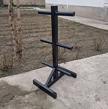 Спорт и отдых: Подставка-стойка для дисков штанги (олимпийских/стандартных) - — 1