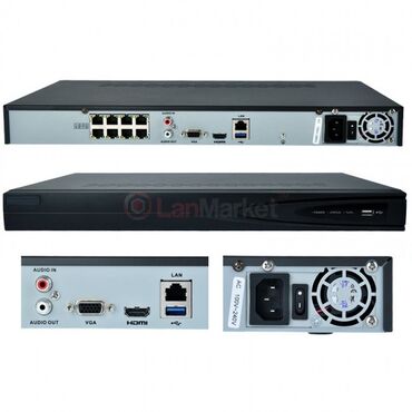 Videokameralar: Video/Audio Input IP video input:	|	16-ch Two-way audio input:	|	1-ch