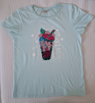 crop top majice new yorker: Okrugli izrez, Kratak rukav, 128-134