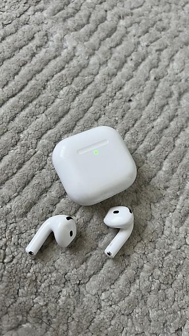 hoco eq34 plus: Беспроводные наушники-вкладыши, Apple, AirPods 4, Б/у — 2