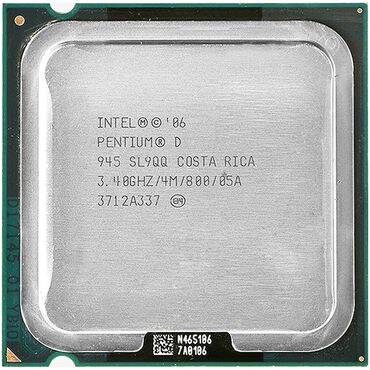 Оперативная память (RAM): Процессор, Intel Pentium D, 2 ядер, Для ПК