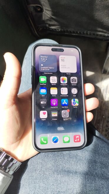Apple iPhone: IPhone 14 Pro, 256 GB, Qara, Face ID