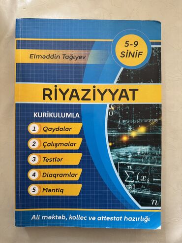 elməddin tağıyev riyaziyyat 5 9 qiyməti: Riyaziyyat Elməddin Tağıyev 5-9 
Tər Təmizdir içi