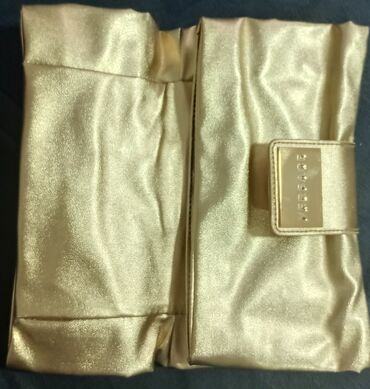 домашние вещи: Косметичка Versace Parfums, золотистая - Брендовый аксессуар с