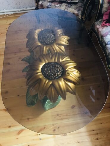 Masalar: Jurnal masası, İşlənmiş, Açılmayan, Şüşə, Oval masa — 13