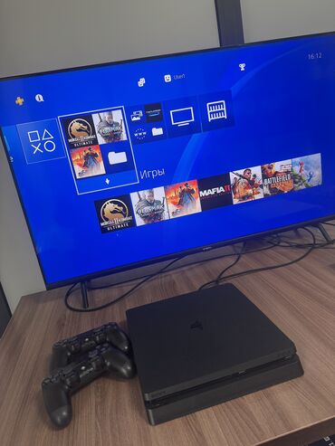 скупка консолей: Продаю Sony PlayStation 4 слим, 500 гб . Приставка в хорошем