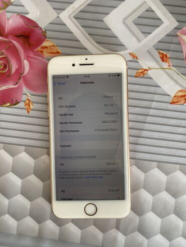 Apple iPhone: IPhone 8, 64 GB, Rose Gold, Barmaq izi — 7