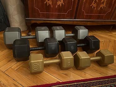 3 Cüt qantel satılır. 5,10 və 15 kq. Bir müddət özüm istifade at lalafo.az — 1 3 Cüt qantel satılır. 5,10 və 15 kq. Bir müddət özüm istifade — 1