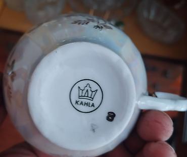 turk sekiller: Çay dəsti, rəng - Ağ, Farfor, Almaniya — 2
