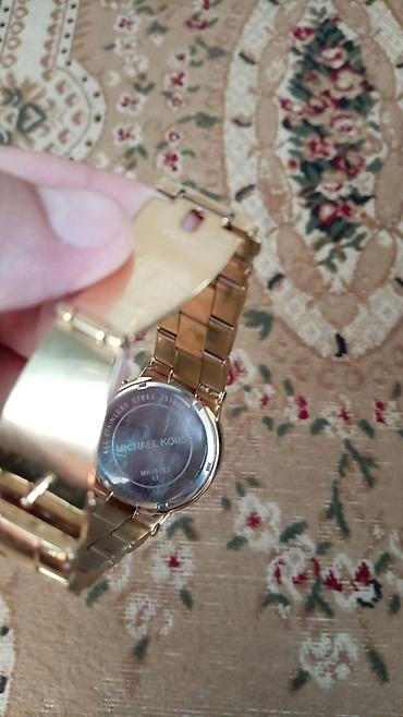 Aksesuarlar: Məhsul: Michael Kors MK-6222 qızılı rəngdə kişi/qadın qol saatı — 3